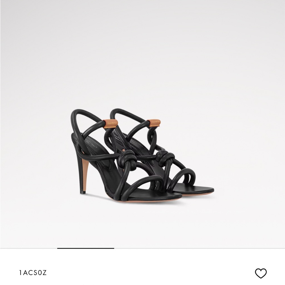 Black Louis Vuitton heels size 40. US size 10.
